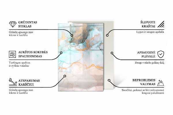 Téglalap alakú kandalló alátét Faerezet keresztmetszetben