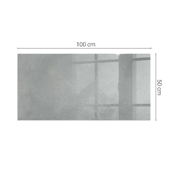 Téglalap alakú kandalló alátét Beton textúra hatással