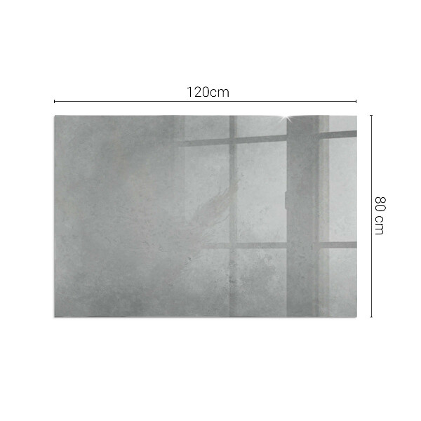 Téglalap alakú kandalló alátét Beton textúra hatással