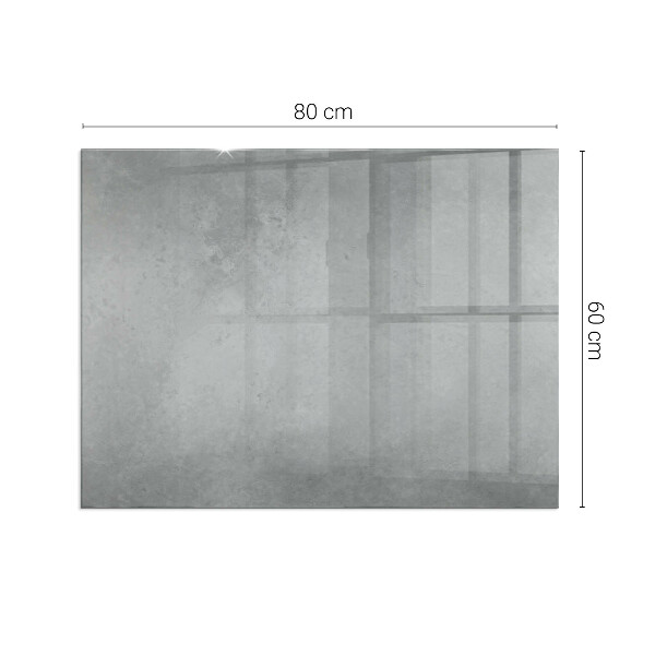 Téglalap alakú kandalló alátét Beton textúra hatással