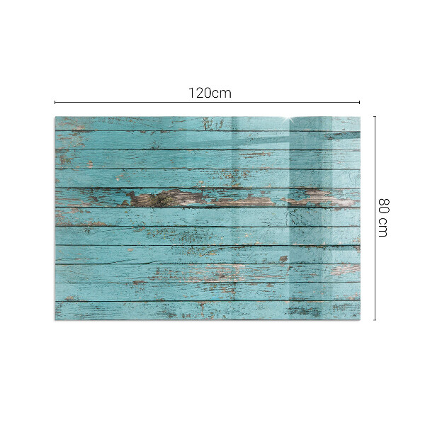Téglalap alakú kandalló alátét üveg Rusztikus stílusú deszkák