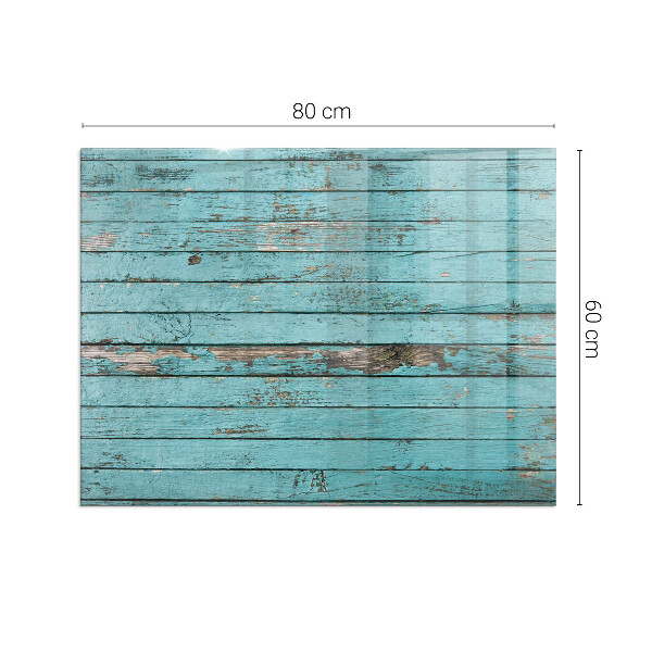 Téglalap alakú kandalló alátét üveg Rusztikus stílusú deszkák