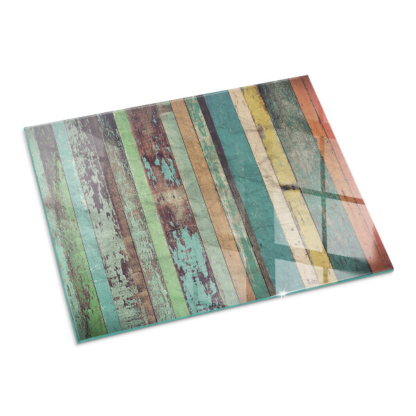 Téglalap alakú kandalló alátét Különböző árnyalatú táblák