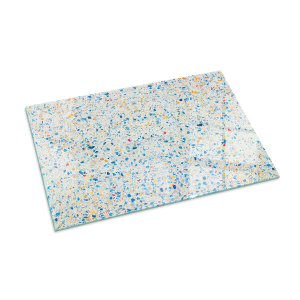 Téglalap alakú kandalló alátét üveg Absztrakt textúra minta