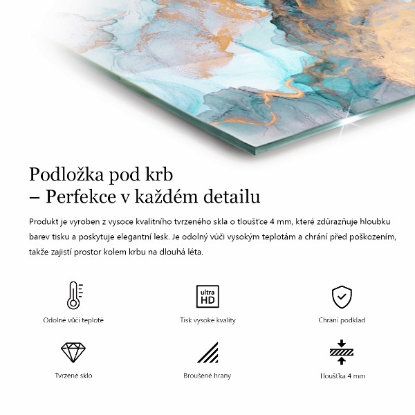 Téglalap alakú kandalló alátét Sokszögű minták rácsban