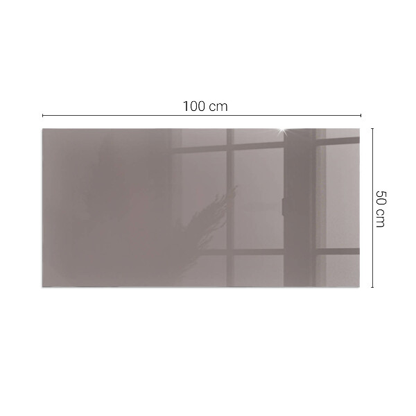 Téglalap alakú üveg kandalló alátét Szín Bézs