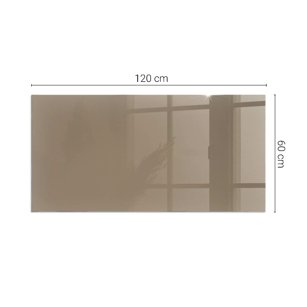 Téglalap alakú kandalló alátét üveg Szín Barna