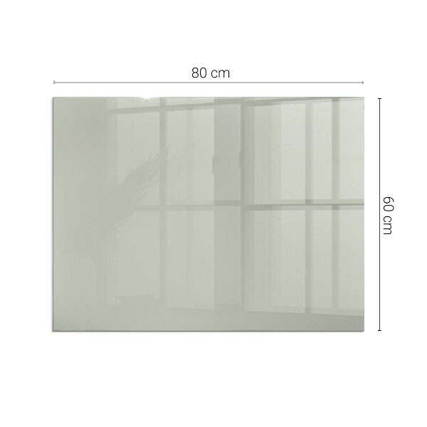 Téglalap alakú kandalló alátét üveg Szín Szürkészöld