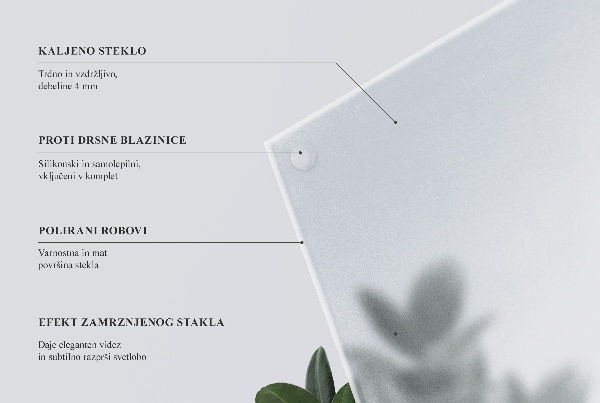 Kerek áttetsző asztallap