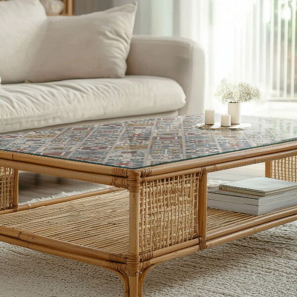 Dekoratív üveglap nyomattal Mozaik stílusú díszek