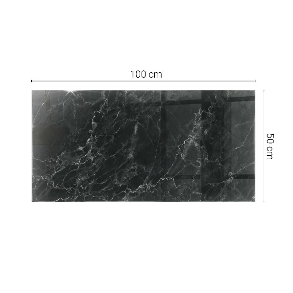 Téglalap alakú üveglap nyomattal Érdes márvány mintázat