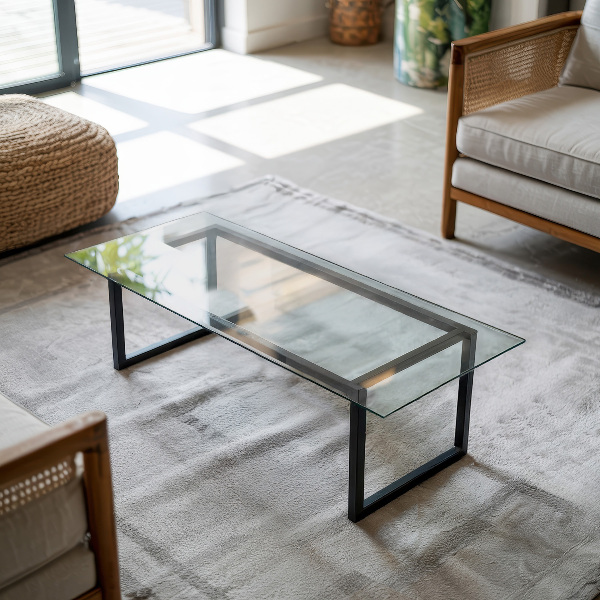 Téglalap alakú üveglap Átlátszó