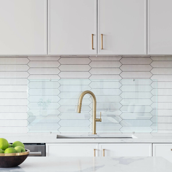 Átlátszó konyhai falburkoló panel 125x50 cm