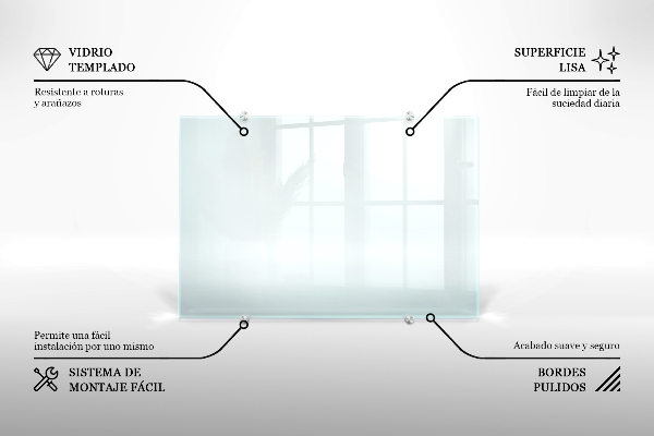 Konyhai panel átlátszó 60x40 cm