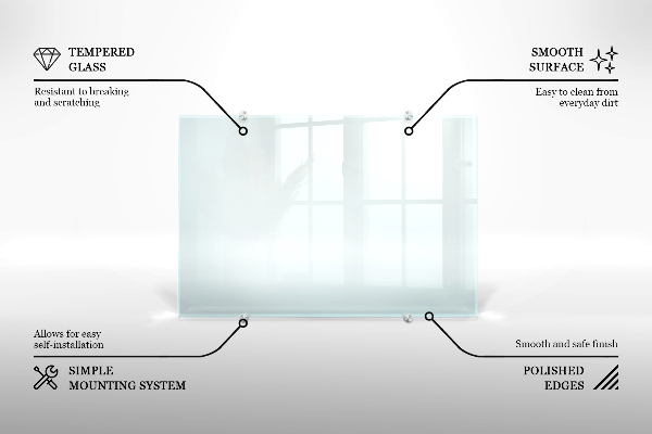 Átlátszó konyhai panel 60x60 cm