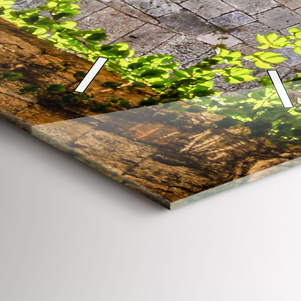 Téglalap alakú üvegóra Rodosz festői utcája