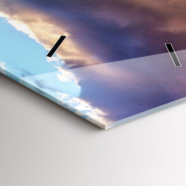 Téglalap alakú üvegóra Vízesés Izlandon