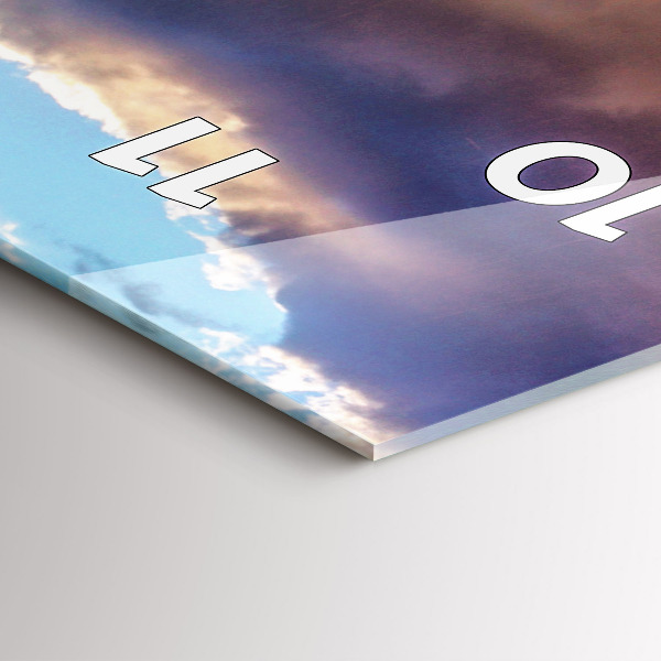 Téglalap alakú üvegóra Vízesés Izlandon