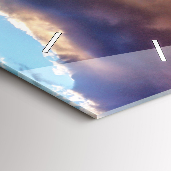 Téglalap alakú üvegóra Vízesés Izlandon