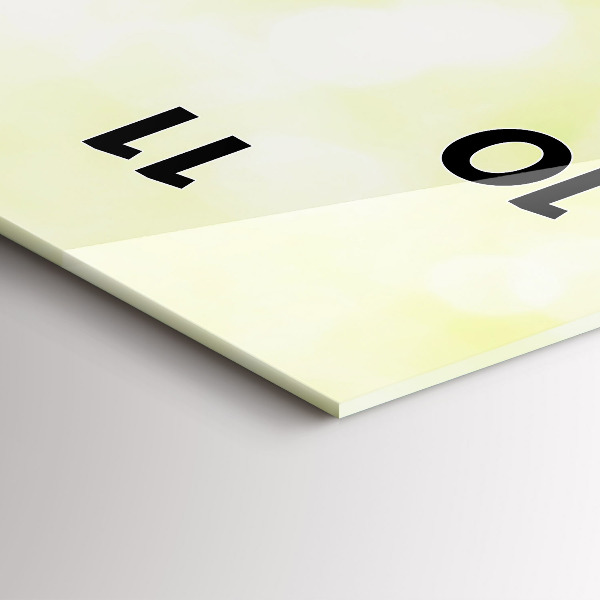 Téglalap alakú üvegóra Zöld fű