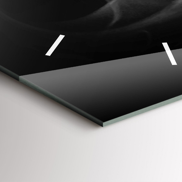 Téglalap alakú üvegóra Egy csésze kávét