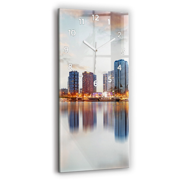 Téglalap alakú üvegóra Panoráma az Eiffel-toronnyal