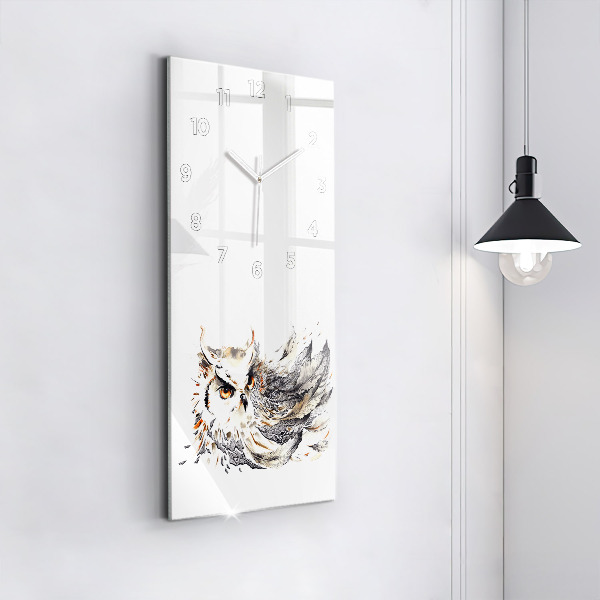 Téglalap alakú üvegóra Bagoly a bölcsesség szimbóluma