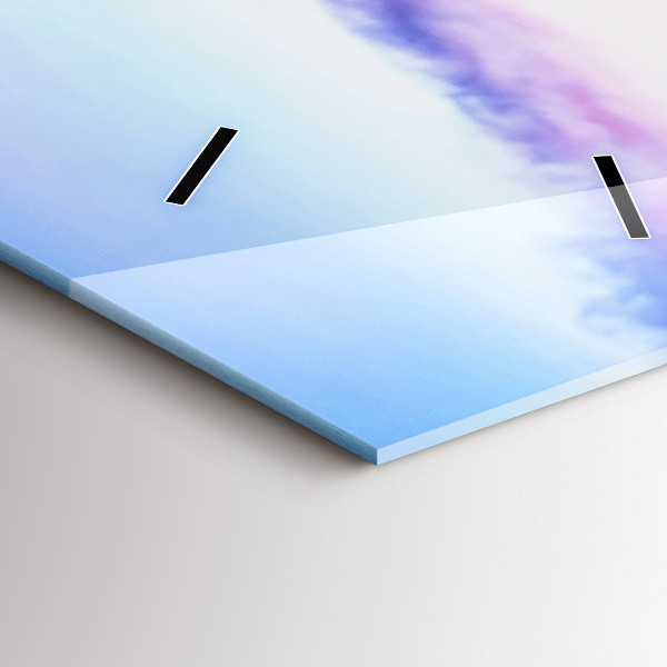 Téglalap alakú üvegóra Este a híd a kikötőben