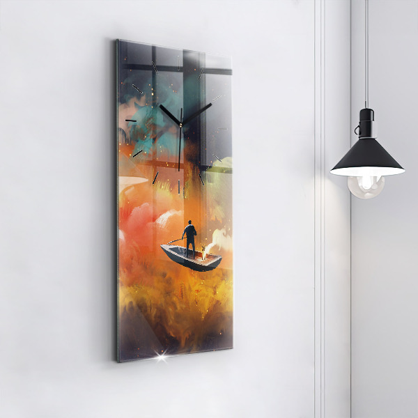 Téglalap alakú üvegóra Absztrakt festészet