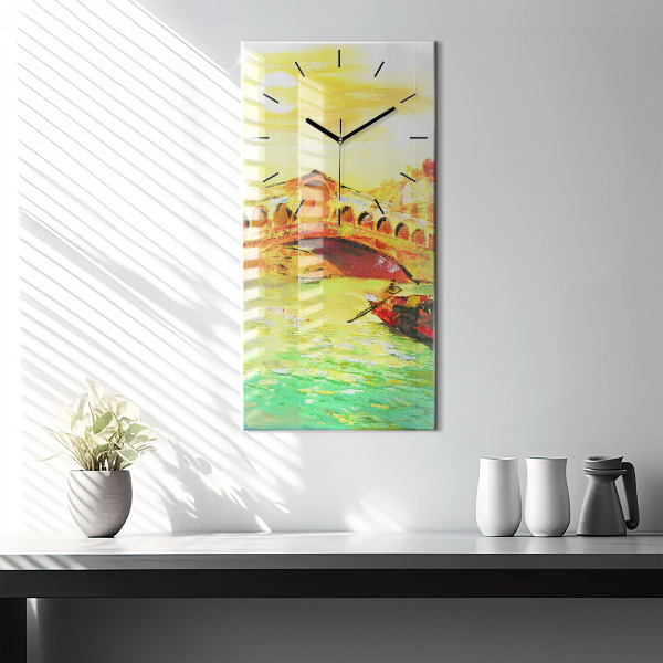 Téglalap alakú üvegóra Velence Rialto híd