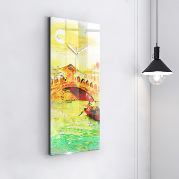 Téglalap alakú üvegóra Velence Rialto híd