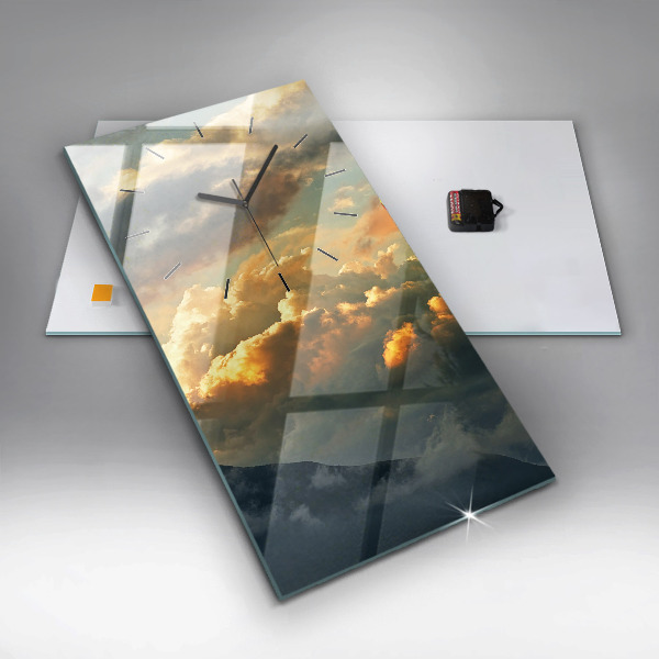 Téglalap alakú üvegóra Léggömb repülés a felhőkben