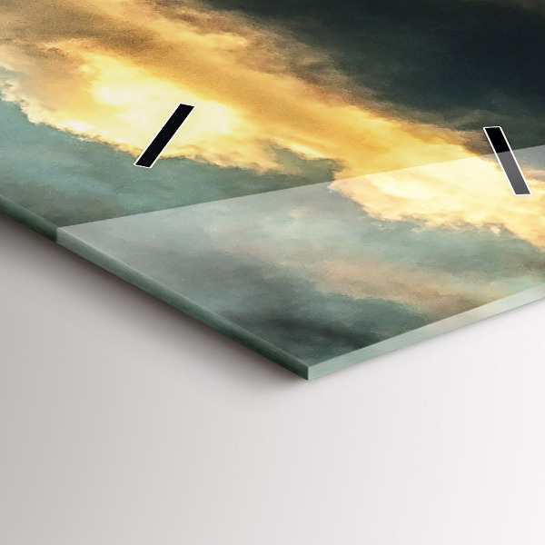 Téglalap alakú üvegóra Léggömb repülés a felhőkben