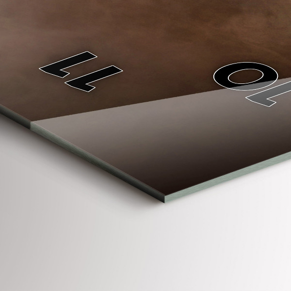 Téglalap alakú üvegóra Kávébab