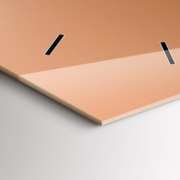 Téglalap alakú üvegóra Absztrakt színek