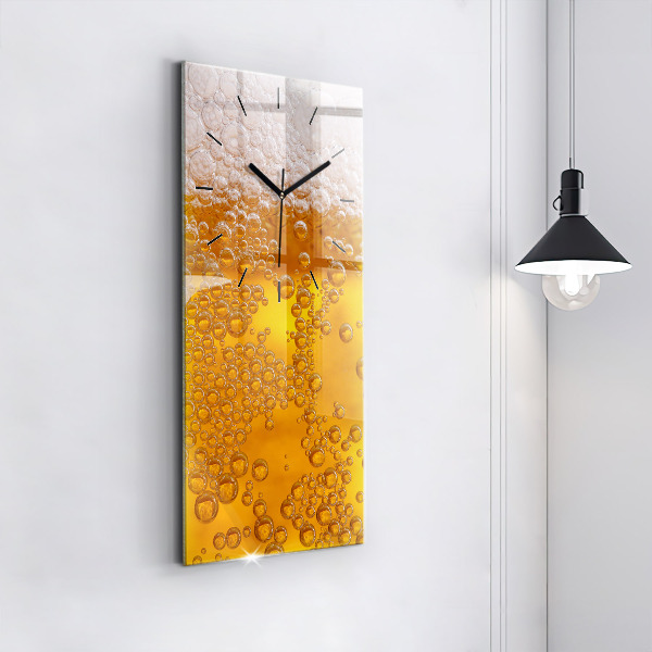 Téglalap alakú üvegóra Sör habbal