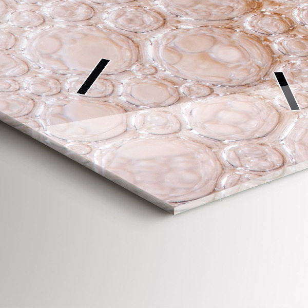 Téglalap alakú üvegóra Sör habbal