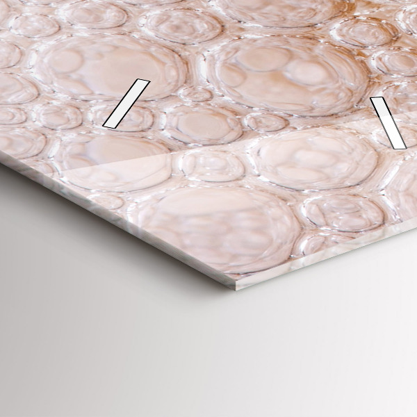 Téglalap alakú üvegóra Sör habbal