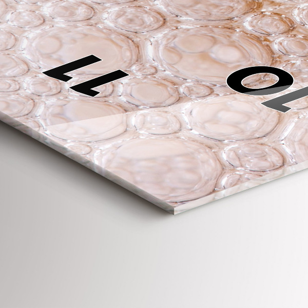 Téglalap alakú üvegóra Sör habbal