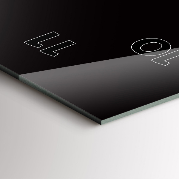 Téglalap alakú üvegóra Narancslé