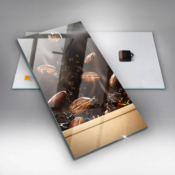 Téglalap alakú üvegóra Forró kávé