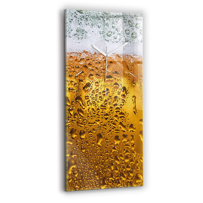 Téglalap alakú üvegóra Egy korsó sört