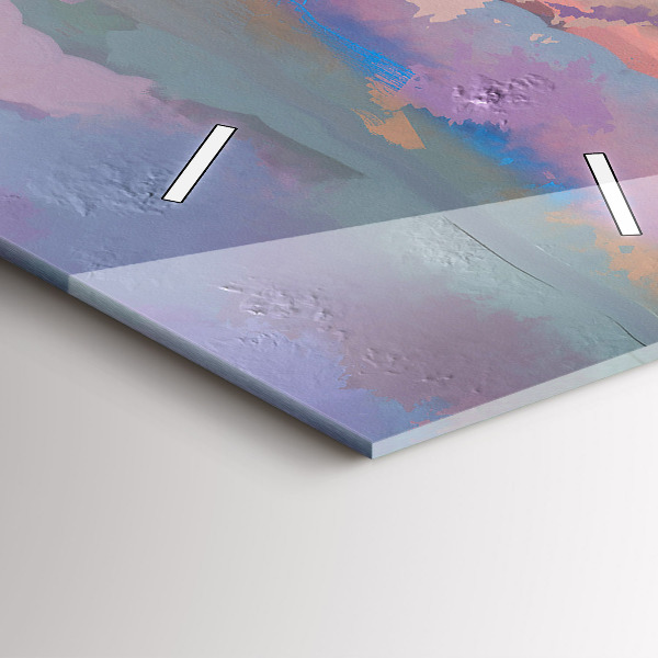 Téglalap alakú üvegóra Napraforgó mező