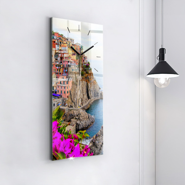 Téglalap alakú üvegóra Cinque Terre-part