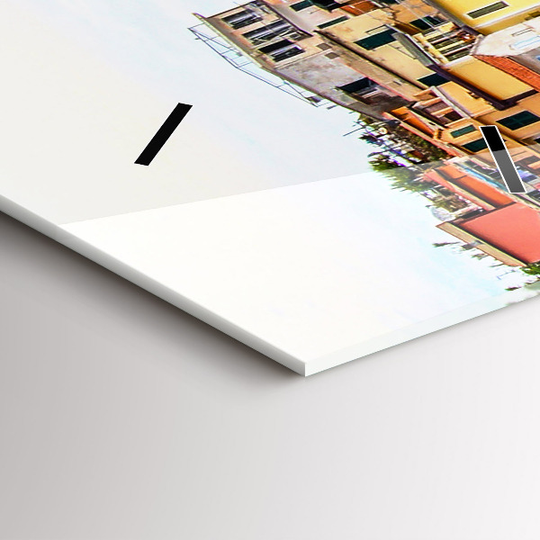 Téglalap alakú üvegóra Cinque Terre-part