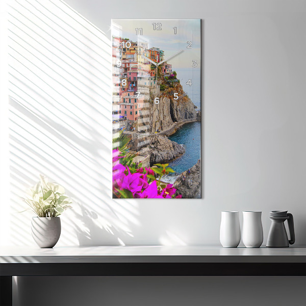 Téglalap alakú üvegóra Cinque Terre-part