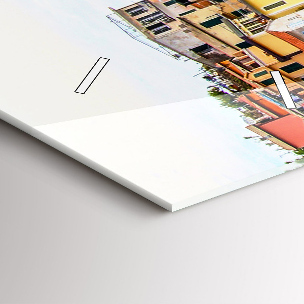 Téglalap alakú üvegóra Cinque Terre-part