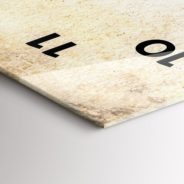 Téglalap alakú üvegóra Egy nő absztrakt portréja