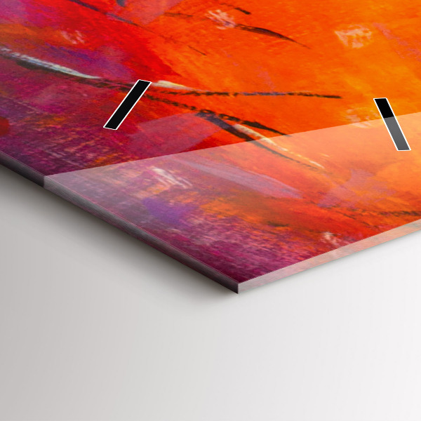 Téglalap alakú üvegóra Pár az erdőben