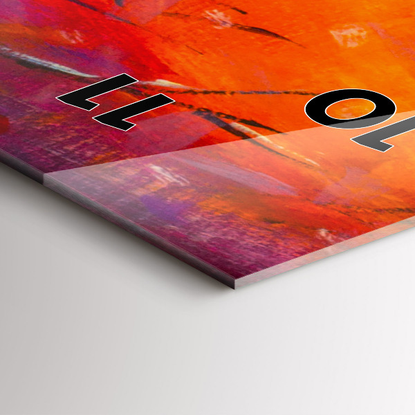 Téglalap alakú üvegóra Pár az erdőben